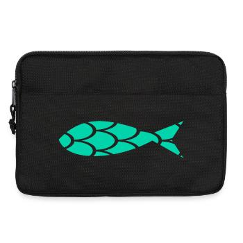sardine. fish. April fool. sea. ocean - Laptop bag 13" - black - Front