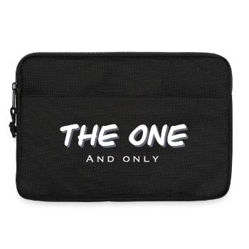 Exklusiver Single-Star Design - Laptoptasche 13" - Schwarz - Vorne