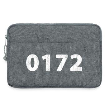 0172 Bodegraven Alphen aan den Rijn Woubrugge - Sacoche pour ordinateur portable 13 pouces - gris chiné - Devant