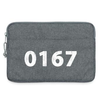 0167 Dinteloord Steenbergen Kruisland De Heen - Sacoche pour ordinateur portable 13 pouces - gris chiné - Devant