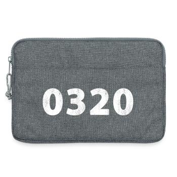0320 Lelystad Flevoland - Sacoche pour ordinateur portable 13 pouces - gris chiné - Devant