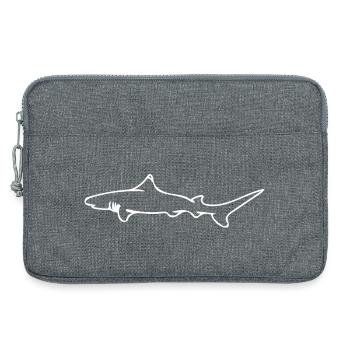 Wildlife Inspired ReefShark - White - Laptoptasche 13" - Grau meliert - Vorne