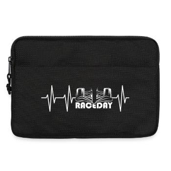 Pulse Raceday Formula Racing Car Car Racing Icon - Laptop bag 13" - black - Front