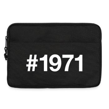 1971 Hashtag 55 years 55th birthday - Laptop bag 13" - black - Front