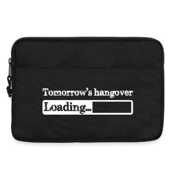 Tomorrow s hangover loading - Laptop bag 13" - black - Front