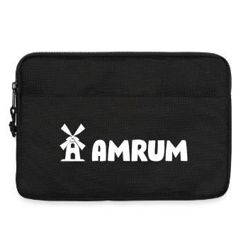 Moulin à vent d’Amrum - Sacoche pour ordinateur portable 13 pouces - noir - Devant