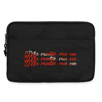 VALENTINSTAG HERZ LIEBE LIEBE ROSE 2 - Laptoptasche 13" - Schwarz - Vorne