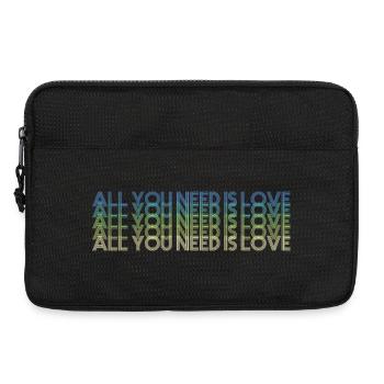 All You Need Is Love Gradient - Laptop bag 13" - black - Front