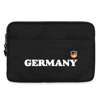 T-shirt de typographie Germany Crest - Sacoche pour ordinateur portable 13 pouces - noir - Devant