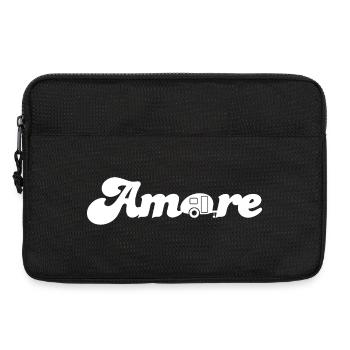Amore Caravan Love Cool Quotes Camping Italy - Laptop bag 13" - black - Front