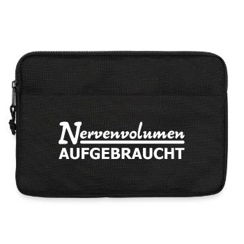 Nerve volume used up - Laptop bag 13" - black - Front