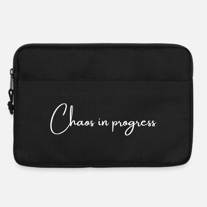 Chaos in progress | Greysoul Thoughts - Laptop bag 13" - black