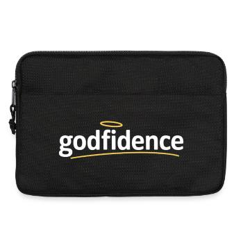 Godfidence Trust in God Christian Faith - Laptop bag 13" - black - Front