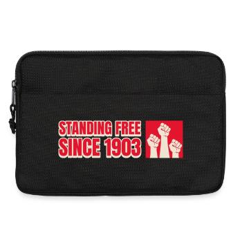 Standing Free Since 1903 - Laptop bag 13" - black - Front