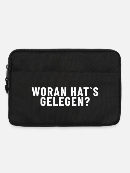 Woran hat’s gelegen ?  - Laptoptasche 13" - Schwarz