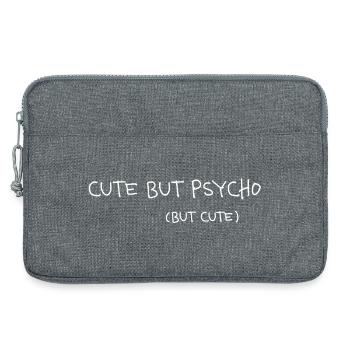 Mignon mais psychopathe Diction minimale - Sacoche pour ordinateur portable 13 pouces - gris chiné - Devant