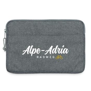 Alpe Adria Radweg - Laptoptasche 13" - Grau meliert - Vorne