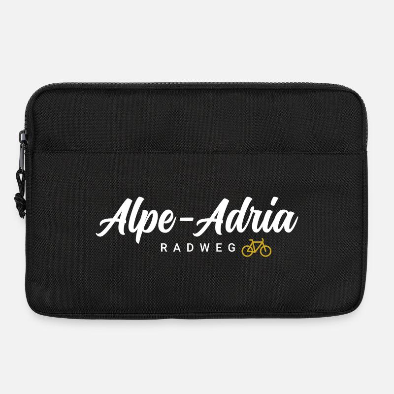 Alpe Adria Radweg - Laptoptasche 13" - Schwarz