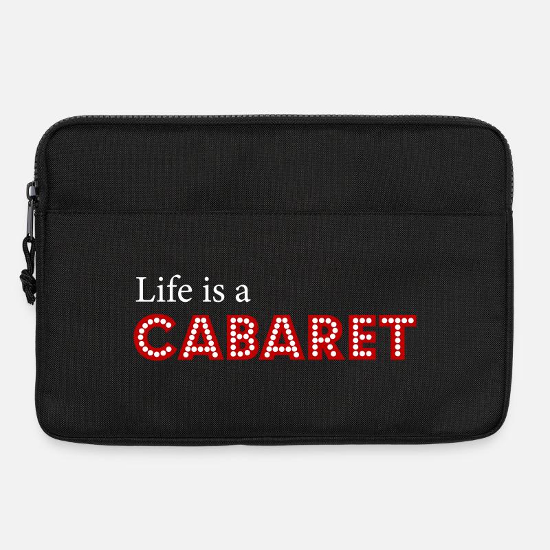 Life_is_a_cabaret - Laptop bag 13" - black