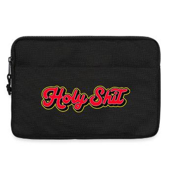 Heilige Scheiße, 3D Red Script - Laptoptasche 13" - Schwarz - Vorne