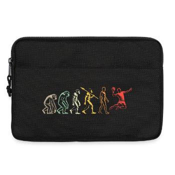 Passionnés de handball Sports de handball Joueurs de handball - Sacoche pour ordinateur portable 13 pouces - noir - Devant