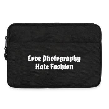 Love Photography hate Fashion - Laptop bag 13" - black - Front