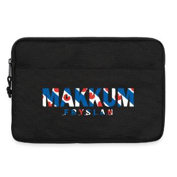 Makkum Friesland Fryslan Flagge Shirt, Hoodie, Bag - Laptoptasche 13" - Schwarz - Vorne