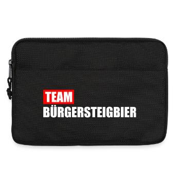Team Bürgersteigbier Ortskontrollfahrt OKF - Laptoptasche 13" - Schwarz - Vorne