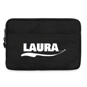laura as a gift - Laptop bag 13" - black - Front