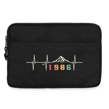 Vintage-Zitat: 40 Jahre vierziger Party 1986 - Laptoptasche 13" - Schwarz - Vorne