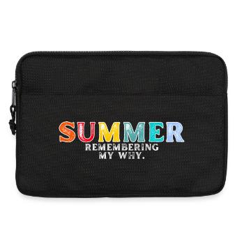 Funny Summer Break Quote Remembering My Why - Laptop bag 13" - black - Front