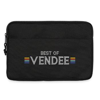 T-shirt drôle drôle Best Of Vendee - Sacoche pour ordinateur portable 13 pouces - noir - Devant