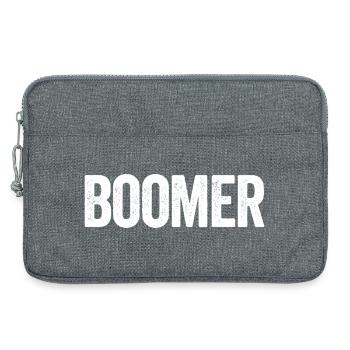 Génération des baby-boomers, fier baby-boomer - Sacoche pour ordinateur portable 13 pouces - gris chiné - Devant