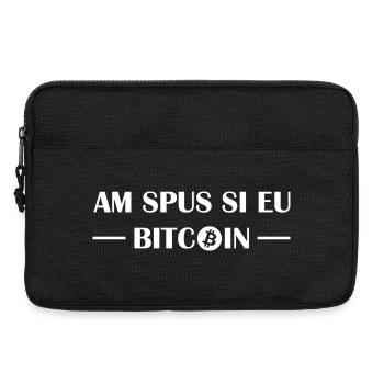 Bitcoin and hodler - Laptoptasche 13" - Schwarz - Vorne
