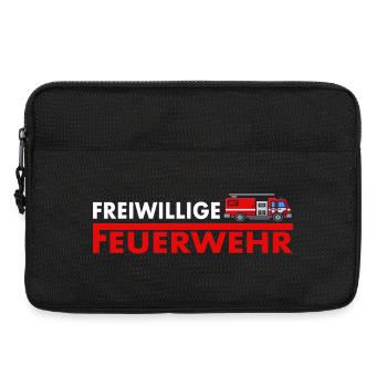 Feuerwehr Geschenkidee - Laptoptasche 13" - Schwarz - Vorne