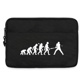 Baseball Evolution Joueur de baseball batteur - Sacoche pour ordinateur portable 13 pouces - noir - Devant