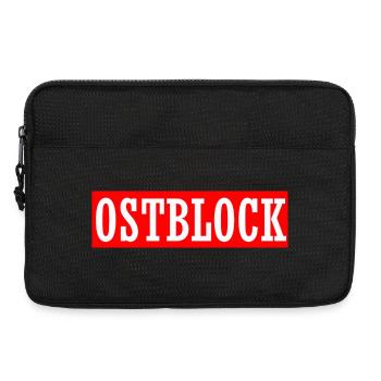 osten ostblock ossi ddr mauer retro vintage shirt - Laptoptasche 13" - Schwarz - Vorne