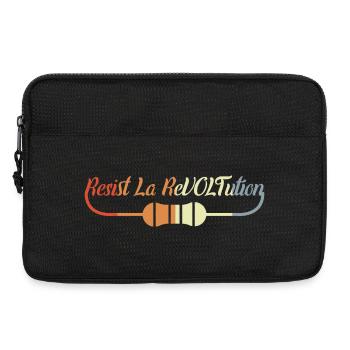 Lustiger Elektriker Spruch - Laptoptasche 13" - Schwarz - Vorne