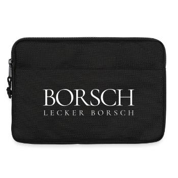 Russische Sprüche lustig Geburtstag Geschenkidee - Laptoptasche 13" - Schwarz - Vorne