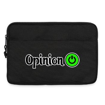 Graphismes de conception de puissance opiniâtres - Sacoche pour ordinateur portable 13 pouces - noir - Devant