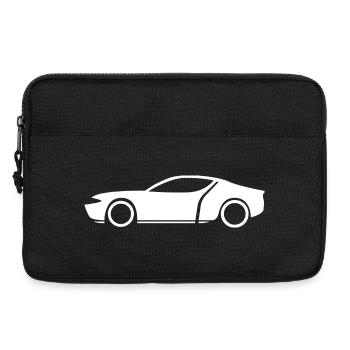 Car Symbol Icon Workshop Logo Business Vehicle - Laptop bag 13" - black - Front