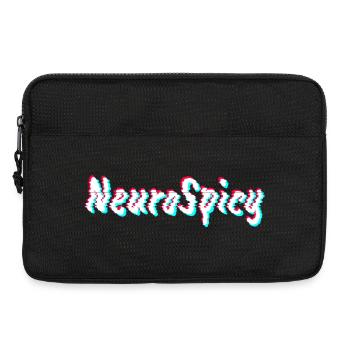 Neurospicy Neurodivergent ADHS Autismus - Laptoptasche 13" - Schwarz - Vorne