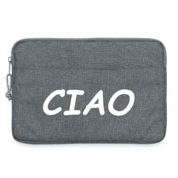 CIAO - Sacoche pour ordinateur portable 13 pouces - gris chiné - Devant