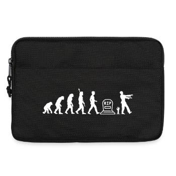 Zombie Evolution RIP Zombi - Laptoptasche 13" - Schwarz - Vorne