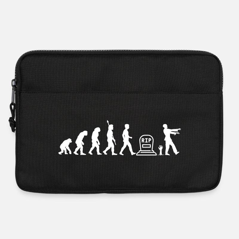 Zombie Evolution RIP Zombi - Laptop bag 13" - black