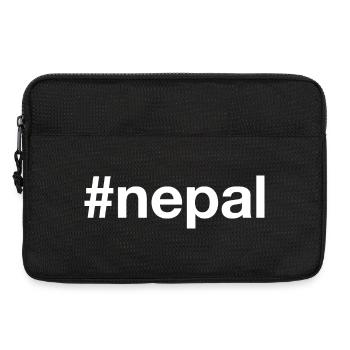 NEPAL Hashtag - Laptop bag 13" - black - Front