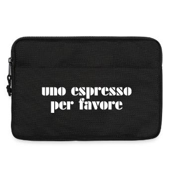 Espresso Coffee Italy - Laptop bag 13" - black - Front