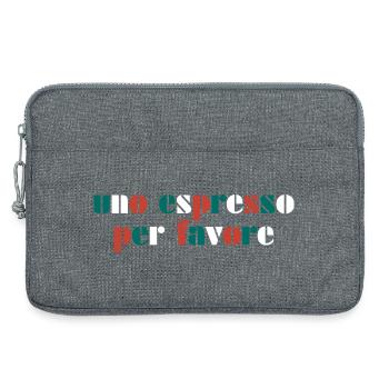 Espresso Italy Italy - Laptop bag 13" - heather grey - Front
