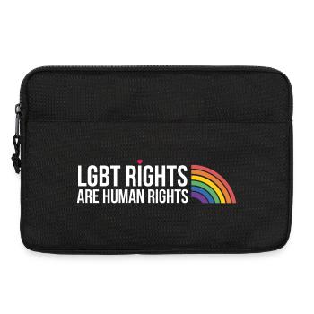 LGBTQ Pride Month - LGBT-Rechte sind Menschenrechte - Laptoptasche 13" - Schwarz - Vorne