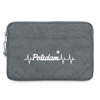 Heartbeat Potsdam - Laptoptasche 13" - Grau meliert - Vorne